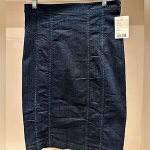 Nanette Lepore cute dark denim skirt!